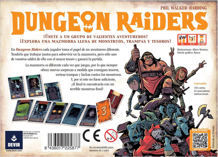 Devir- Dungeon Raiders, einzigartig (BGHRAI)
