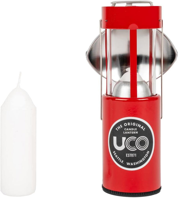 UCO Original Kerzenlaterne Kit Pulverbeschichtung Rot Einzelbett, Rot Einzelbett