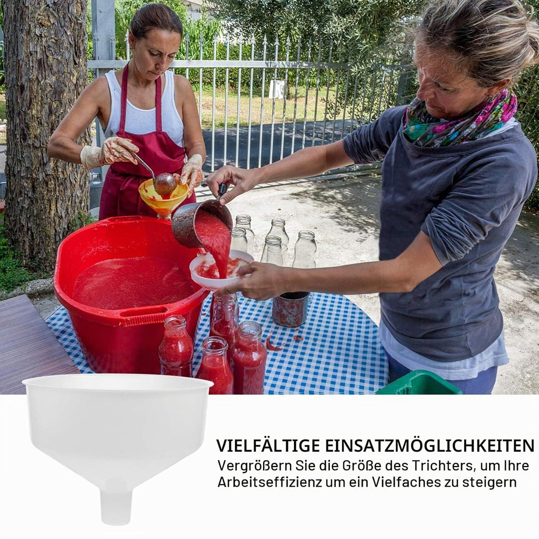 Cabilock Grosser Kunststoff Trichter 10.43 Zoll Weithals Küchenhelfer Für Öl Bier Flüssigkeiten Einf