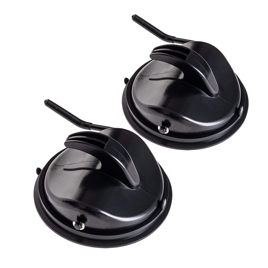 qeedo Easy Hook Klappsauger, Saughaken Set, 2 x Saugnäpfe mit Haken, max. 15 kg