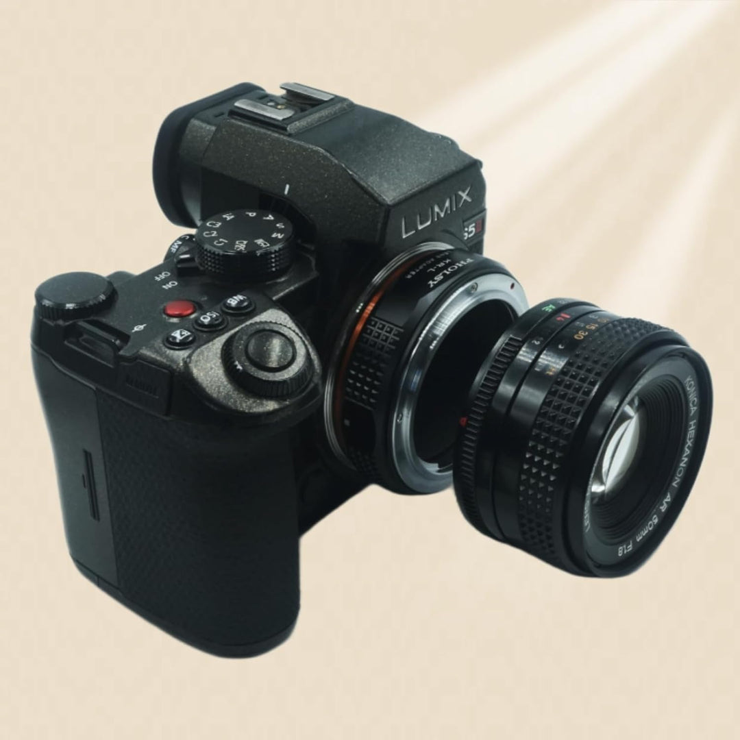 PHOLSY Konverter AR auf L Mount Objektivadapter Kompatibel mit Konica AR Objektiv auf L Mount Kamera