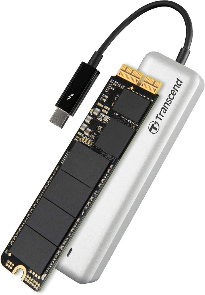 Transcend 960 GB JetDrive JDM 825 Thunderbolt AHCI PCIe™ Portable SSD TS960GJDM825 Mit Thunderbolt-G