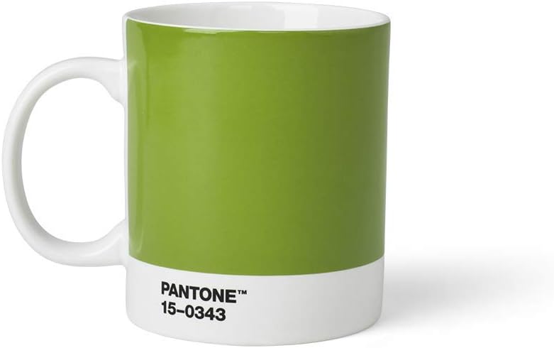 Pantone Porzellan Becher 6er-Set, 6 Kaffeetassen à 375 ml, coffee, mit Henkel, spülmaschinenfest, kl