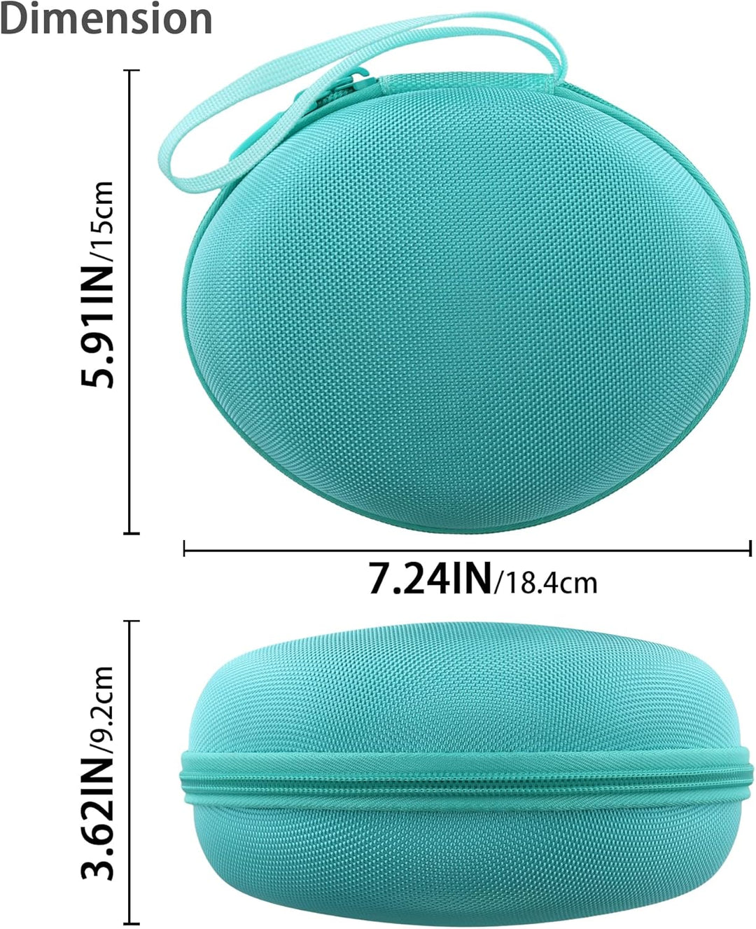 co2CREA Hart Reise Schutz Hülle Etui Tasche für Beats by Dr. DRE Studio Pro Studio3 Solo4 Solo3 Solo