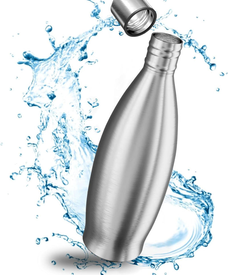 MATE OF STEEL® Kompatibel mit Sodastream Crystal - Premium 0.9L Edelstahl Flasche – Spülmaschinenfes