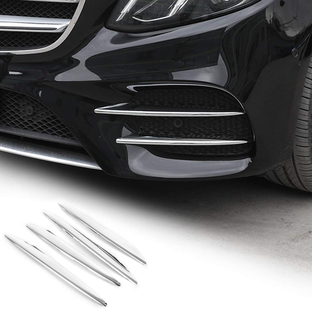 KUNGKIC ABS Chrom Auto Frontstossstange Kühlergrill Nebelscheinwerfer Abdeckung accessories Car Bump