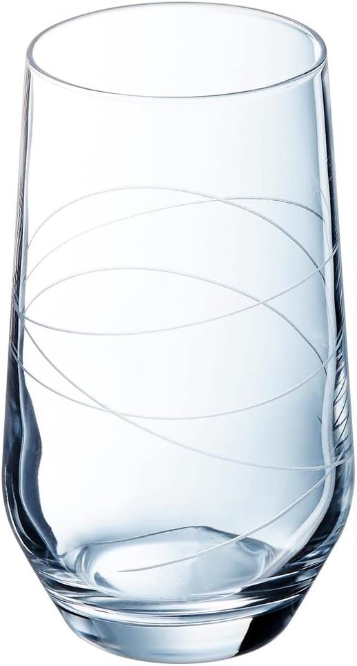 Cristal d'Arques - Kollektion Abstraction - Becher hohe Form 40cl - verkauft per x6
