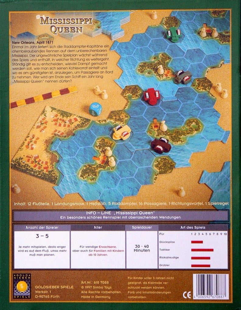 Mississippi Queen. Spiel des Jahres 1997