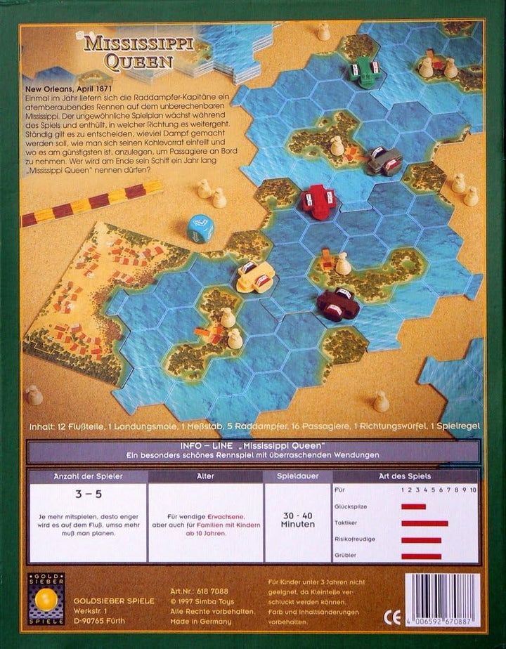 Mississippi Queen. Spiel des Jahres 1997