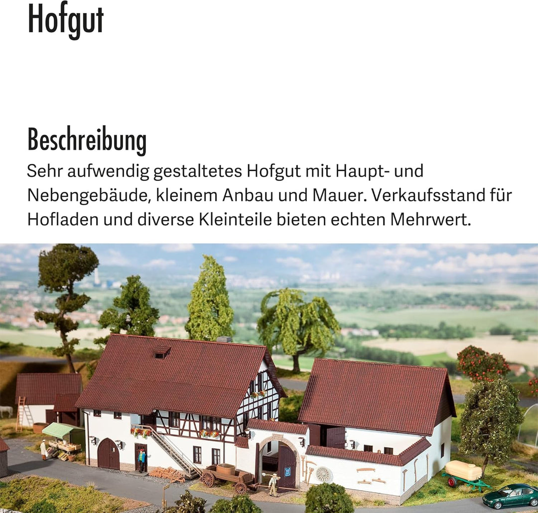 Faller 130372 H0 Hofgut, 27.5 x 5.4 x 39 cm