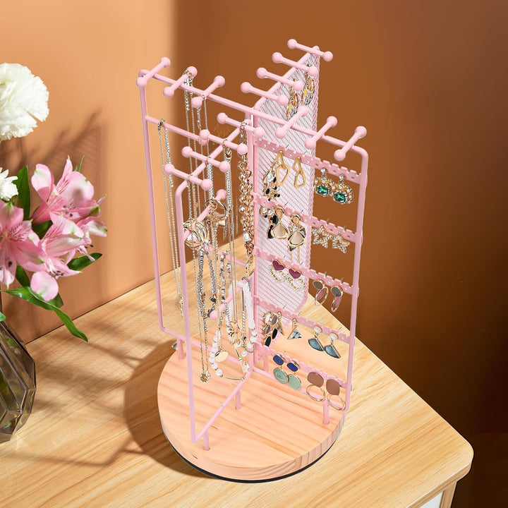ProCase Schmuckständer Drehbarer Schmuckhalter Schmuckbaum Schmuckstander Jewelry Stand für Ohrring
