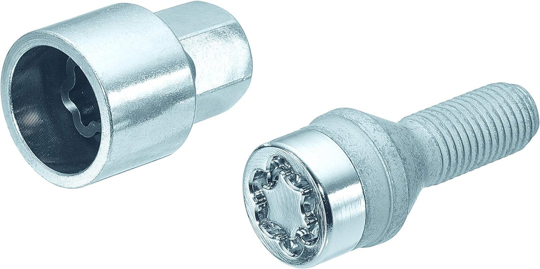 27184SU Radsicherungsbolzen SU (Standard) M14 x 1,50, Kegelsitz, Schaftlänge 24,0 mm, SW17, Schlüsse