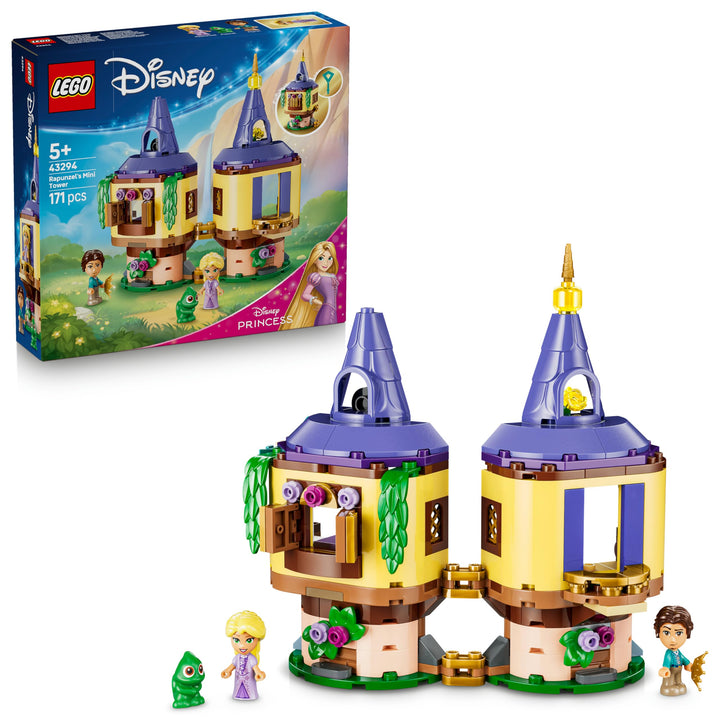 LEGO ǀ Disney Princess Rapunzels Mini-Turm - Rapunzel - Neu verföhnt -Set mit 2 Mini Puppen, Pascal-