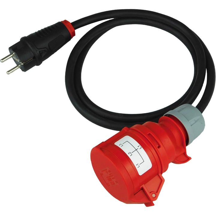Benning 050308 ST 710 Kontrollinstrument, rot & NW Powersolutions NW10043 Messadapter Prüfadapter Sc