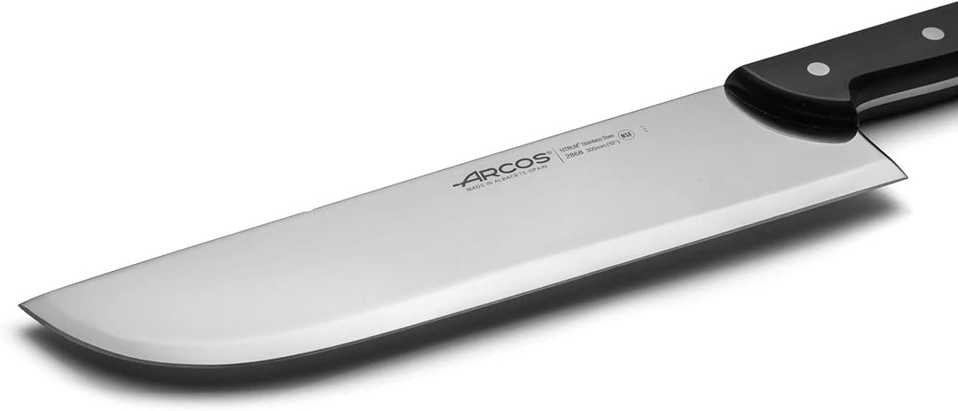 Arcos Serie Universal - Metzgermesser - Klinge Nitrum Edelstahl 300 mm - HandGriff Polyoxymethylen (