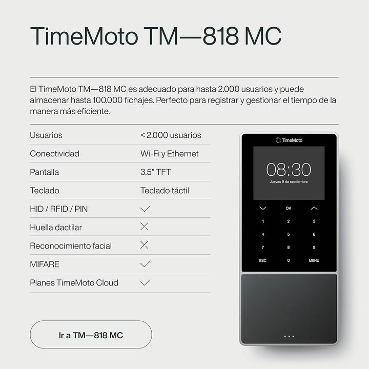 TimeMoto piece, Schwarz, 21.5 x 9.95 x 4.43 cm TimeMoto TM-818 MC, TimeMoto TM-818 MC
