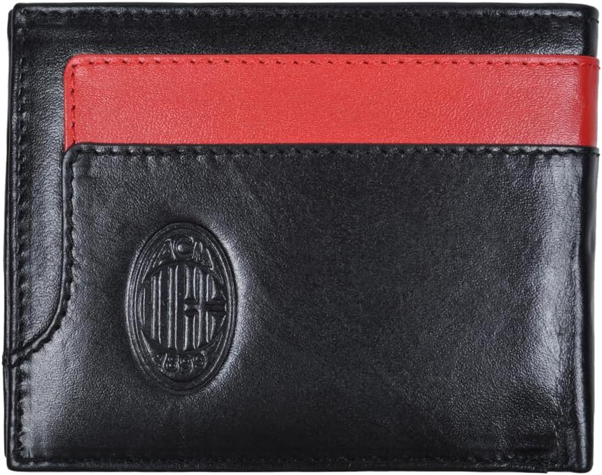 Ac Milan Unisex 143222 Reisezubehör-Brieftasche, Schwarz
