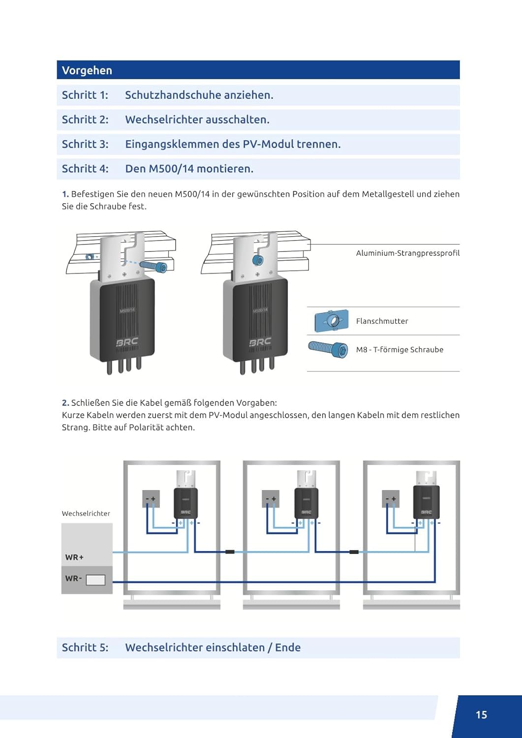 BRC Solarpower Optimierer für Solarmodule M600, 600 Watt