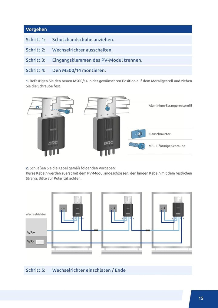 BRC Solarpower Optimierer für Solarmodule M600, 600 Watt