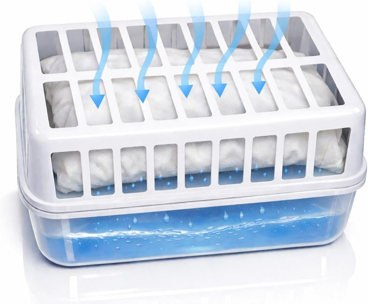 VABIONO 10x Nachüllpackungen à 1 kg für Raumentfeuchter - verhindert Schimmel, Moder, üble Gerüche,