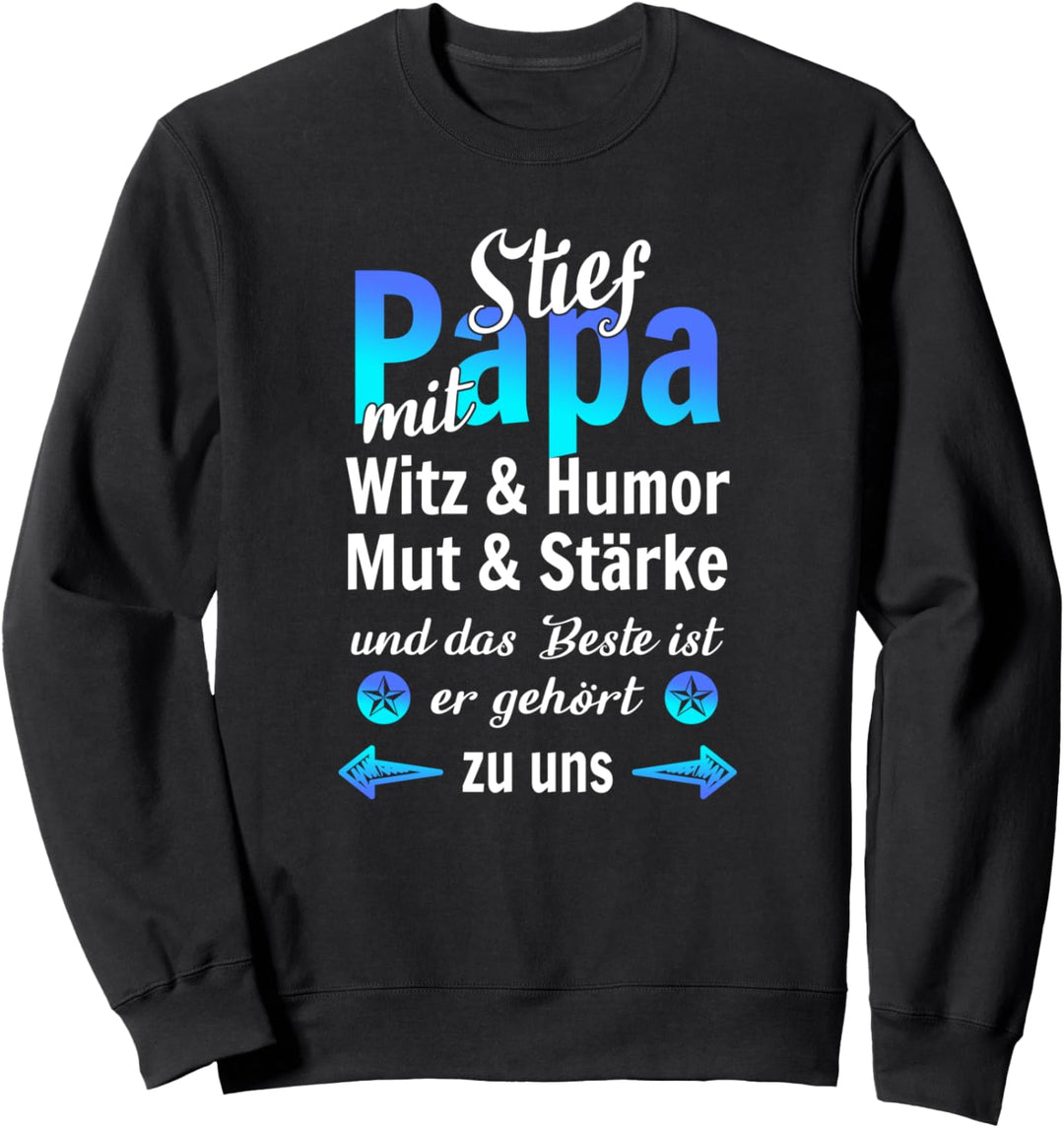 Stiefpapa outfit Stiefvater Bonus Papa Spruch Sweatshirt