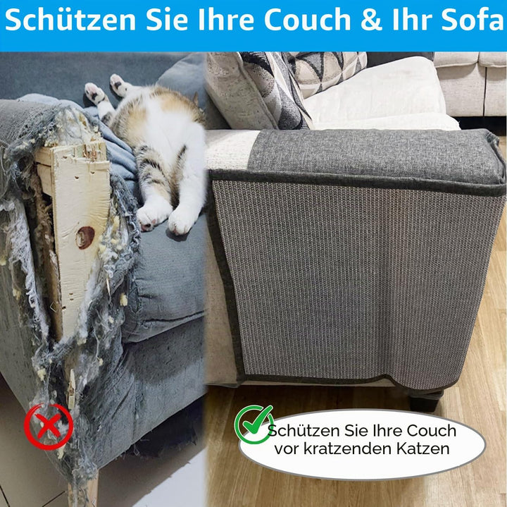 NATUYA Kratzschutz Sofa Katze Möbelschoner von Katzen - Katzenmöbel Schutz,Kann entfernt Werden, ohn