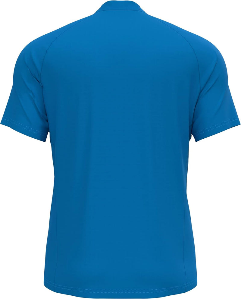 Odlo Herren Essential_313802 Kurzarm Laufshirt halber Reissverschluss (1er Pack) XXL Indigo Bunting,