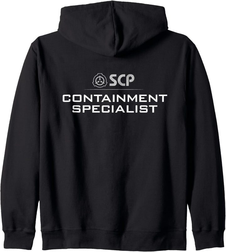 SCP Foundation Containment Specialist, Design auf der Rückseite Kapuzenjacke