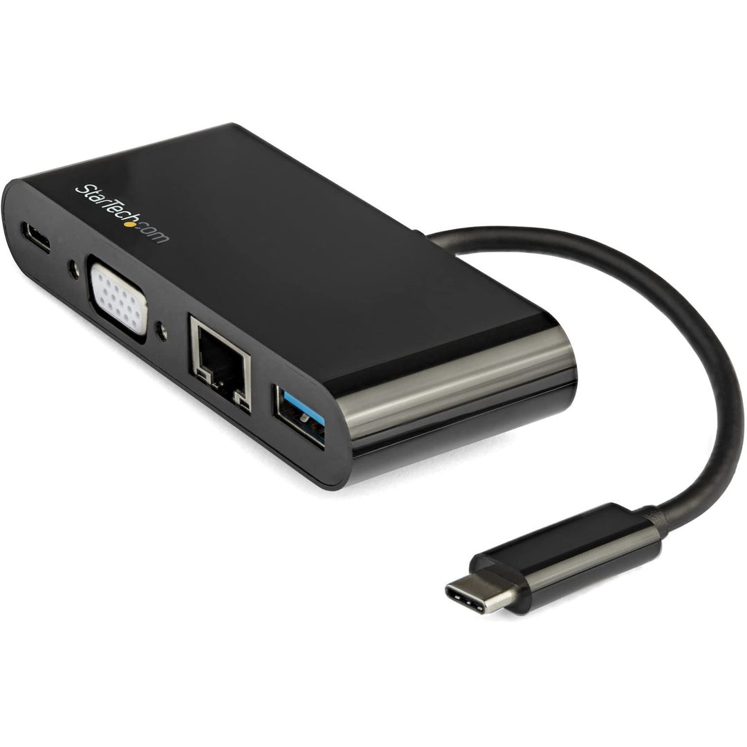 StarTech.com USB-C VGA Multiport Adapter - Power Delivery (60W) - USB 3.0 - Gigabit Ethernet - USB C