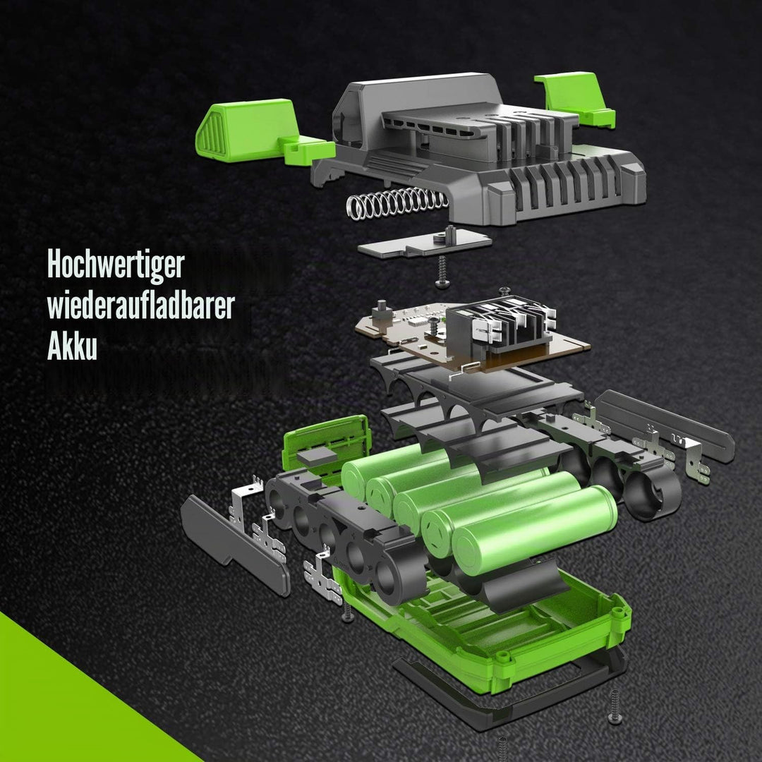 WORKPRO Lithium-Ionen-Akku 20 V 4,0 Ah für kabellose Werkzeuge, 4,0 Ah