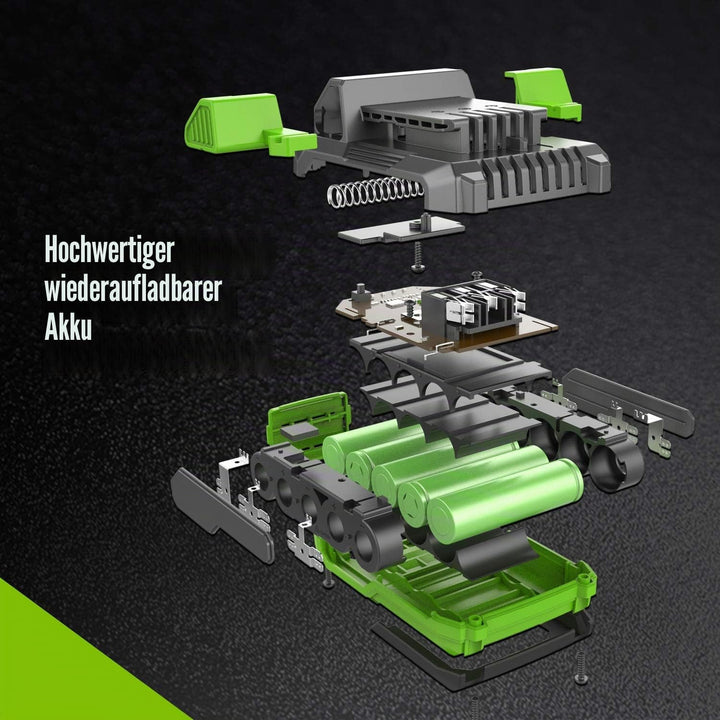 WORKPRO Lithium-Ionen-Akku 20 V 4,0 Ah für kabellose Werkzeuge, 4,0 Ah