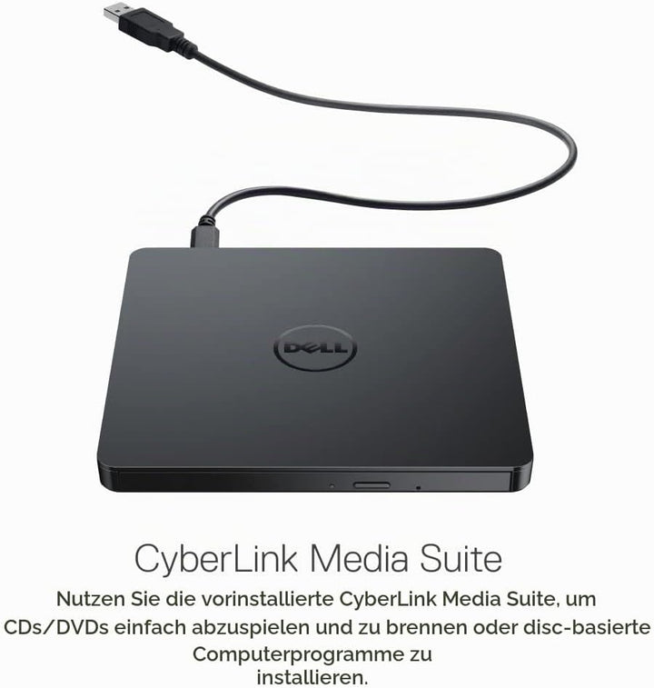 Dell Slim DW316 - Laufwerk - DVD+-RW (+-R DL) DVD-RAM - 8x8x5x - USB2.0 - extern - für Inspiron 14 5