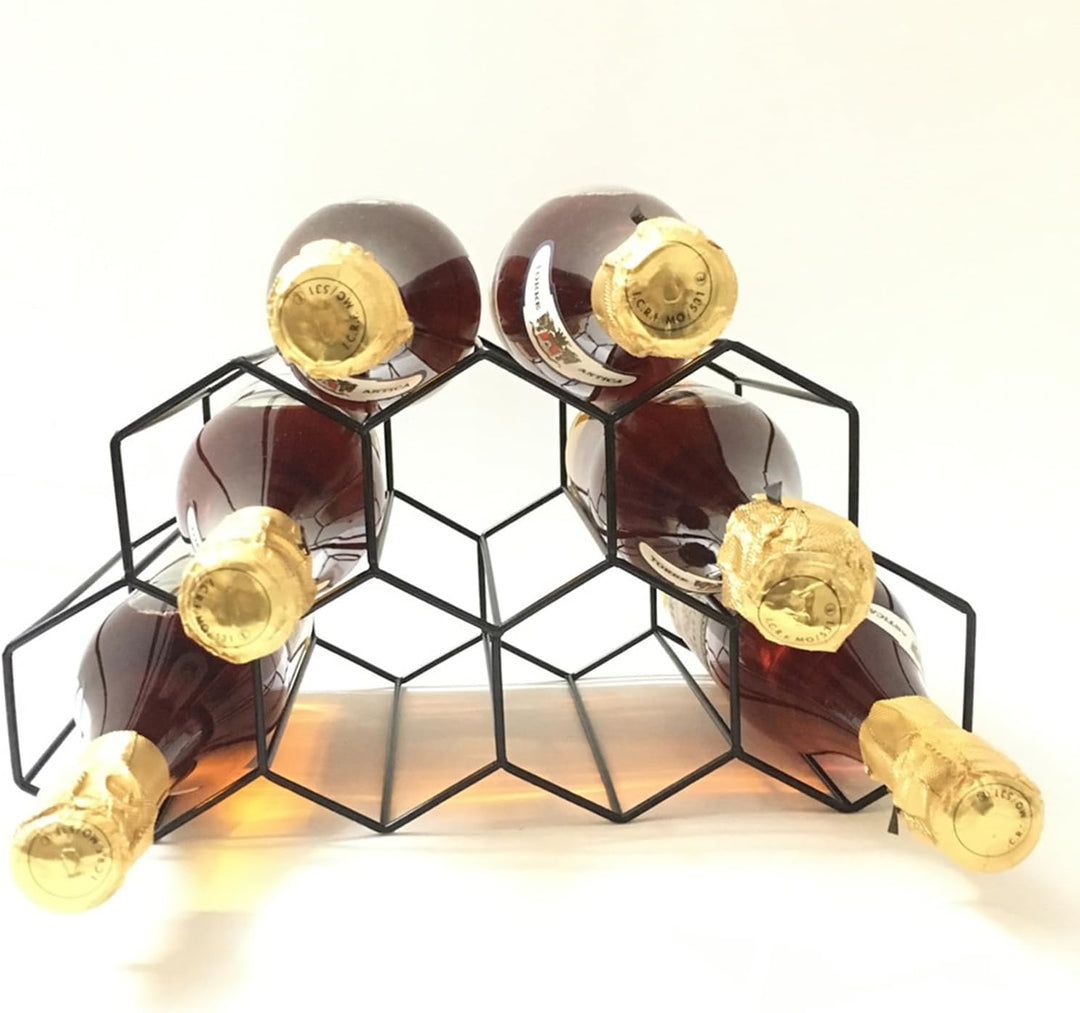 Weinregal Metall Freistehender, Freistehender Weinflaschehalter, Tisch Weinregal, Arbeitsplatte Wein