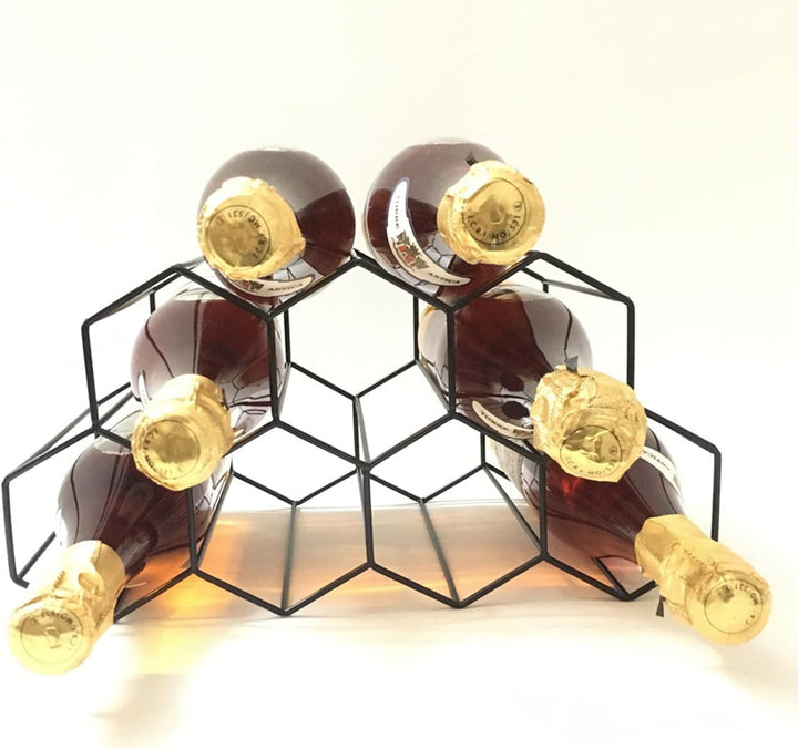 Weinregal Metall Freistehender, Freistehender Weinflaschehalter, Tisch Weinregal, Arbeitsplatte Wein