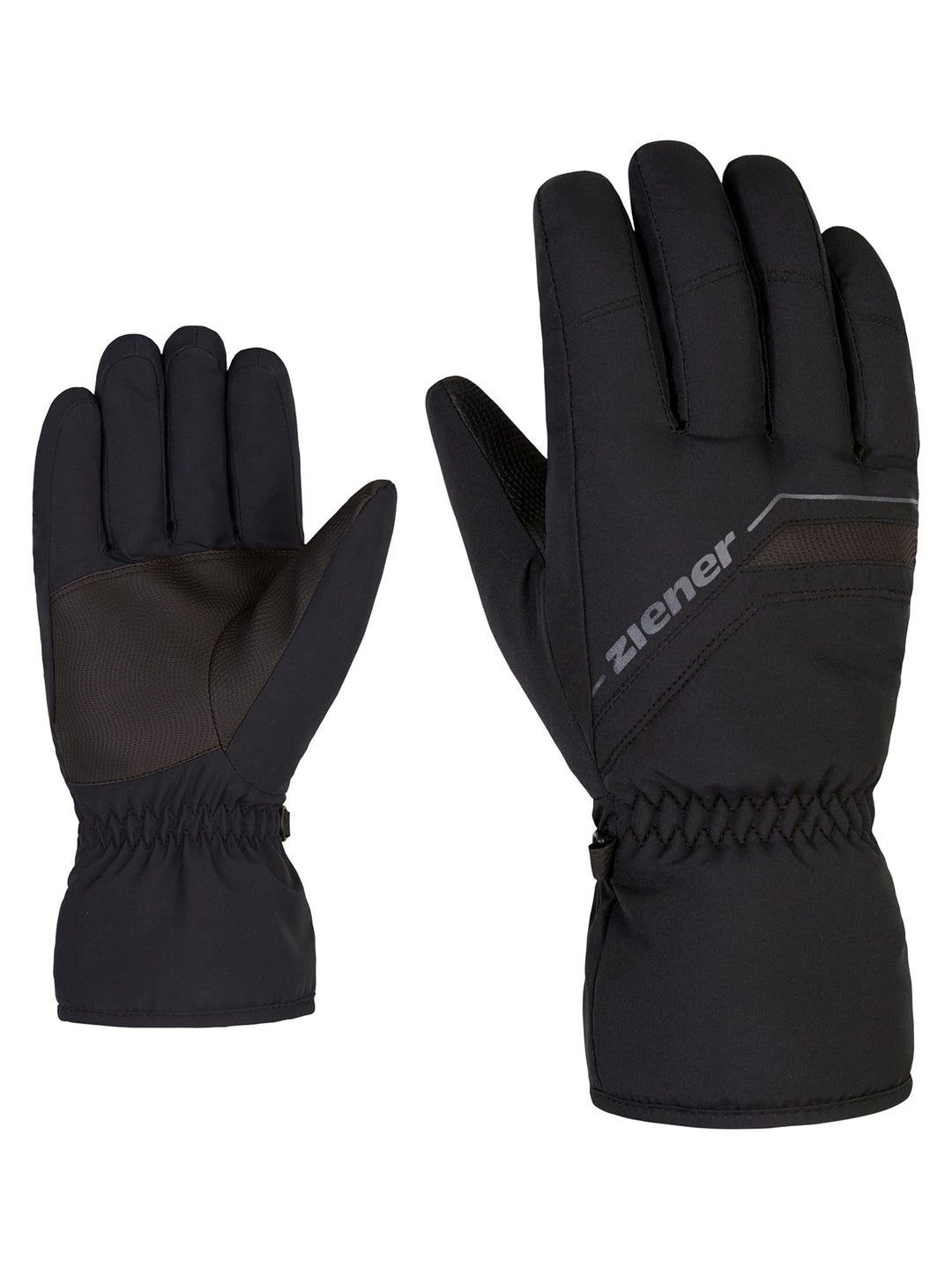Ziener Herren Grumas Ski-Handschuhe/Wintersport | warm gefüttert, , 11 Schwarz, 11 Schwarz