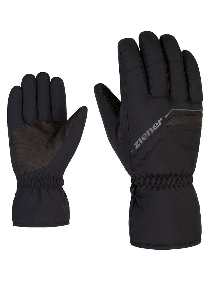 Ziener Herren Grumas Ski-Handschuhe/Wintersport | warm gefüttert, , 11 Schwarz, 11 Schwarz