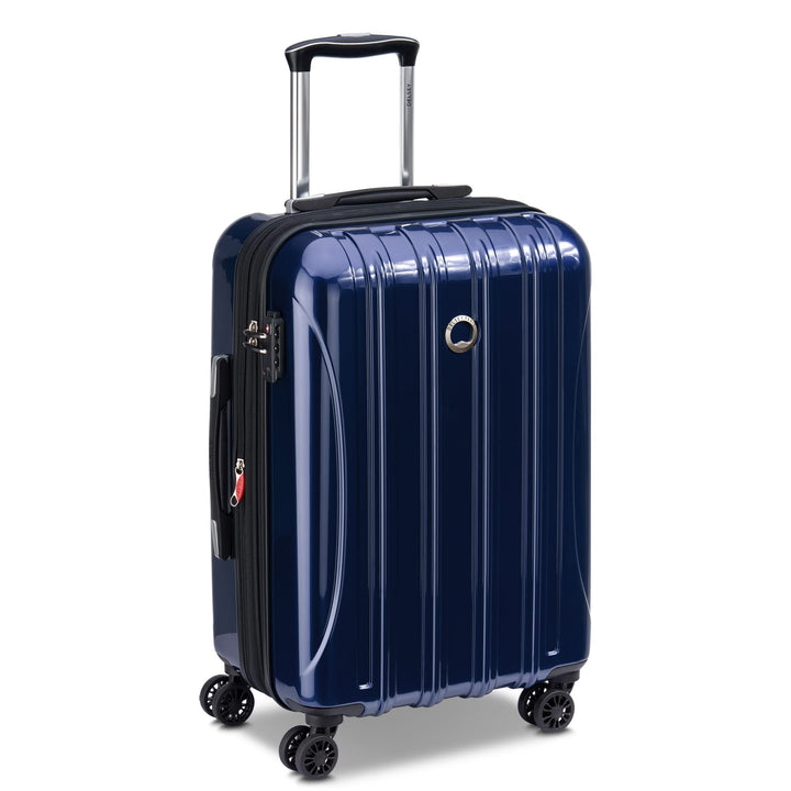 DELSEY PARIS - HELIUM AERO - Starrer Kabinenkoffer - 55x35x24 cm - S - Metallic-Blau S Blau Metallic