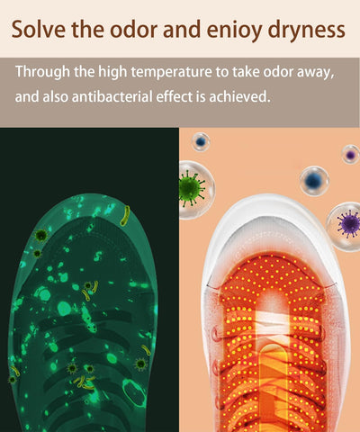 Scienbeauty Elektrischer SchuhTrockner Stiefeltrockner, Schuhwärmer 3 Modi Auto-Abschalta-Timer Leis