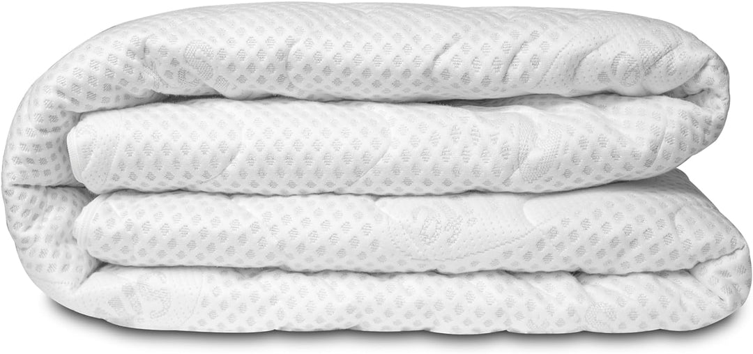 BONEX Matratzenbezuge SilevrGuard 90x200 16-18, Polyester, Weisssilber, 90x200 cm 16-18 cm, 16-18 cm