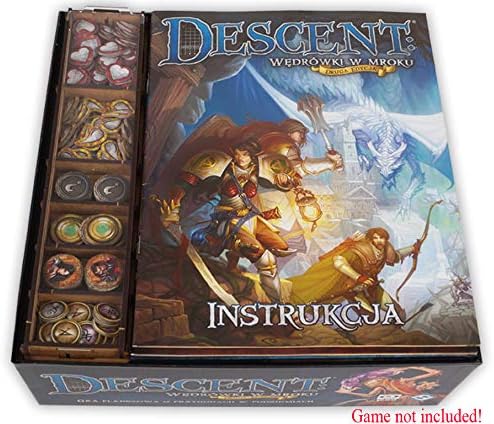 docsmagic.de Organizer Insert for Descent 2nd Edition Box - Einsatz, Descent 2nd Edition