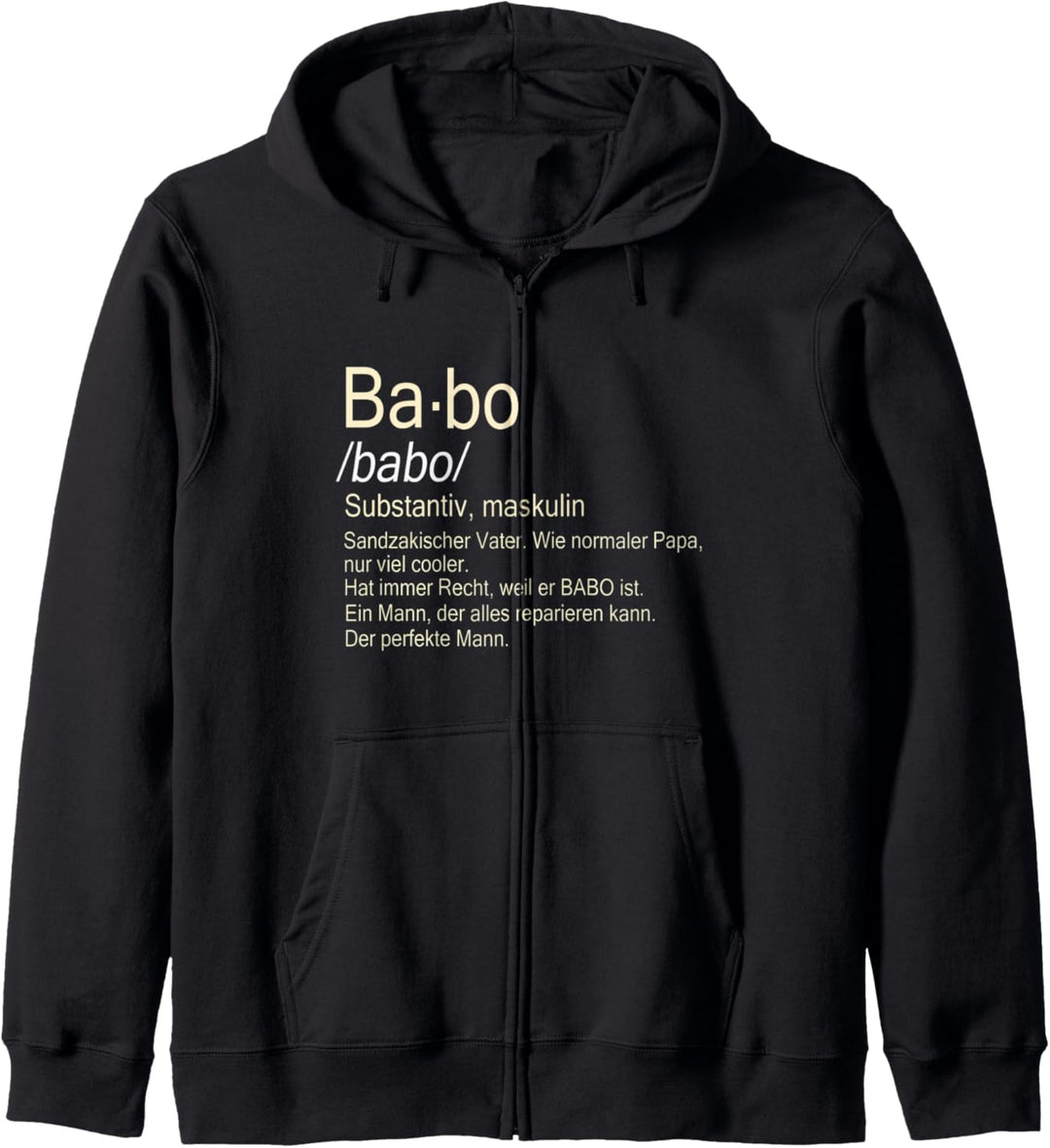 Babo Sandzacki otac Sandzakischer Vater Kapuzenjacke