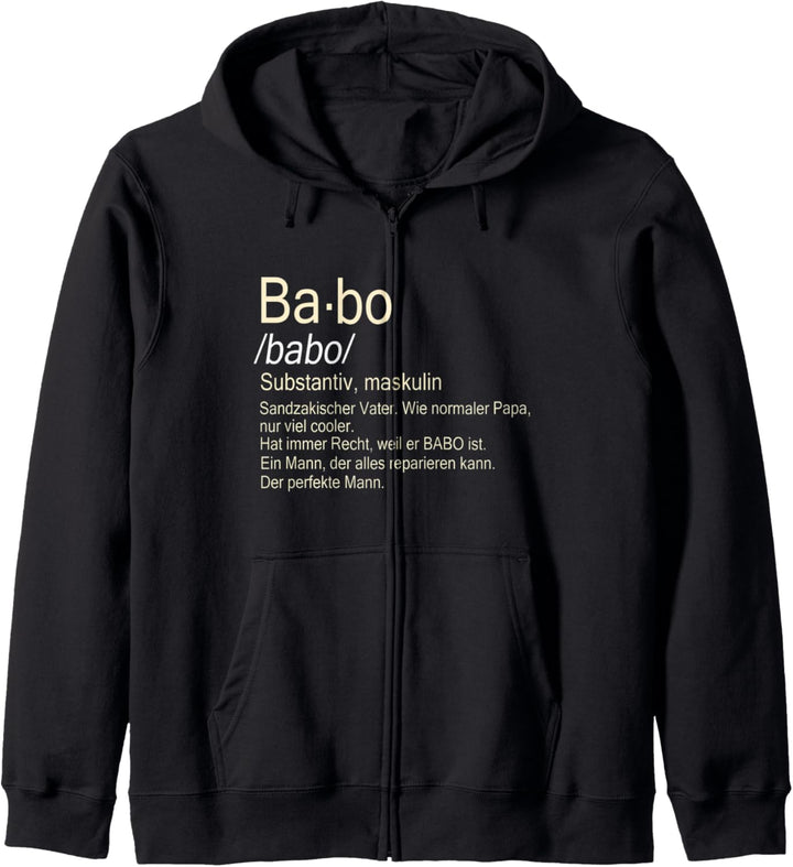 Babo Sandzacki otac Sandzakischer Vater Kapuzenjacke