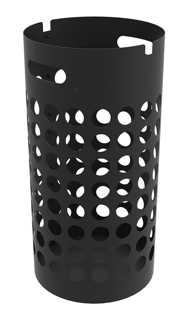 Unilux Schirmständer Slim, 26 x 50cm, Metall und Kunststoff, schwarz, Schwarz