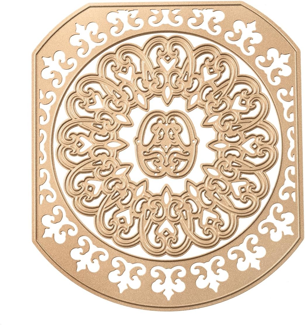 Spellbinders Shapeabilities Stanzform Fleur de Circle, Metall, braun, 22.1 x 13.9 x 0.2 cm 22.1 x 13