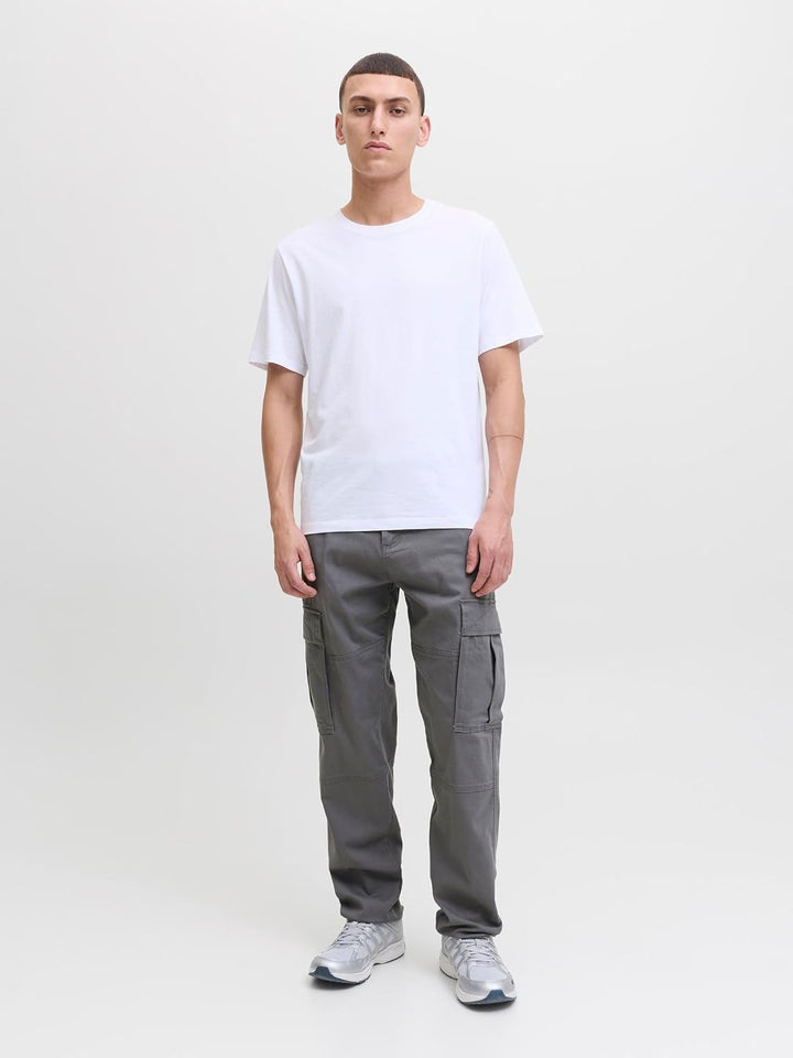 JACK &amp; JONES Male Cargo-Hose Relaxed Fit Cargo-Hose 30W / 32L Castlerock, 30W / 32L Castlerock