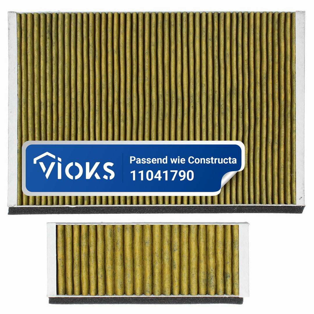 VIOKS Aktivkohlefilter 2er Set Ersatz für Bosch Siеmens Neff Constructa 11041790 11018700 DWZ0AK0A0