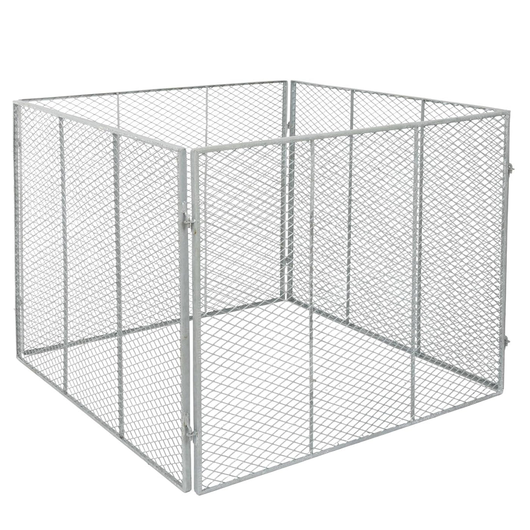 VOSS.garden Gartenkomposter 100x100x80cm Metallkomposter 800L Kompostbehälter aus Metallgitter, Biok