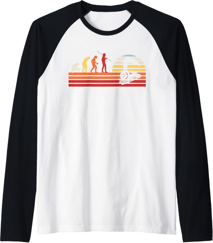 Retro Zugführer Zug Lok Eisenbahner - Vintage Lokführer Raglan