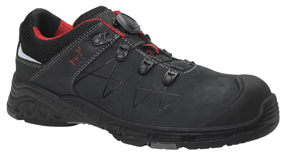 JORI Sicherheitsschuhe jo_MAX BOA Low S3, Damen und Herren, Leder/Textil, Kunststoffkappe (Leichter