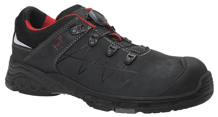 JORI Sicherheitsschuhe jo_MAX BOA Low S3, Damen und Herren, Leder/Textil, Kunststoffkappe (Leichter